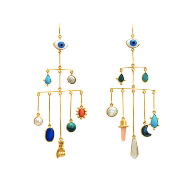 Grainne Morton eye peeper drops XXL earrings Grainne Morton eye peeper drops XXL earrings