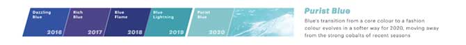 WGSN purist blue color evolution panel WGSN purist blue color evolution panel