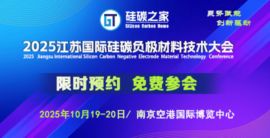  2025江苏国际硅碳负极材料技术大会 